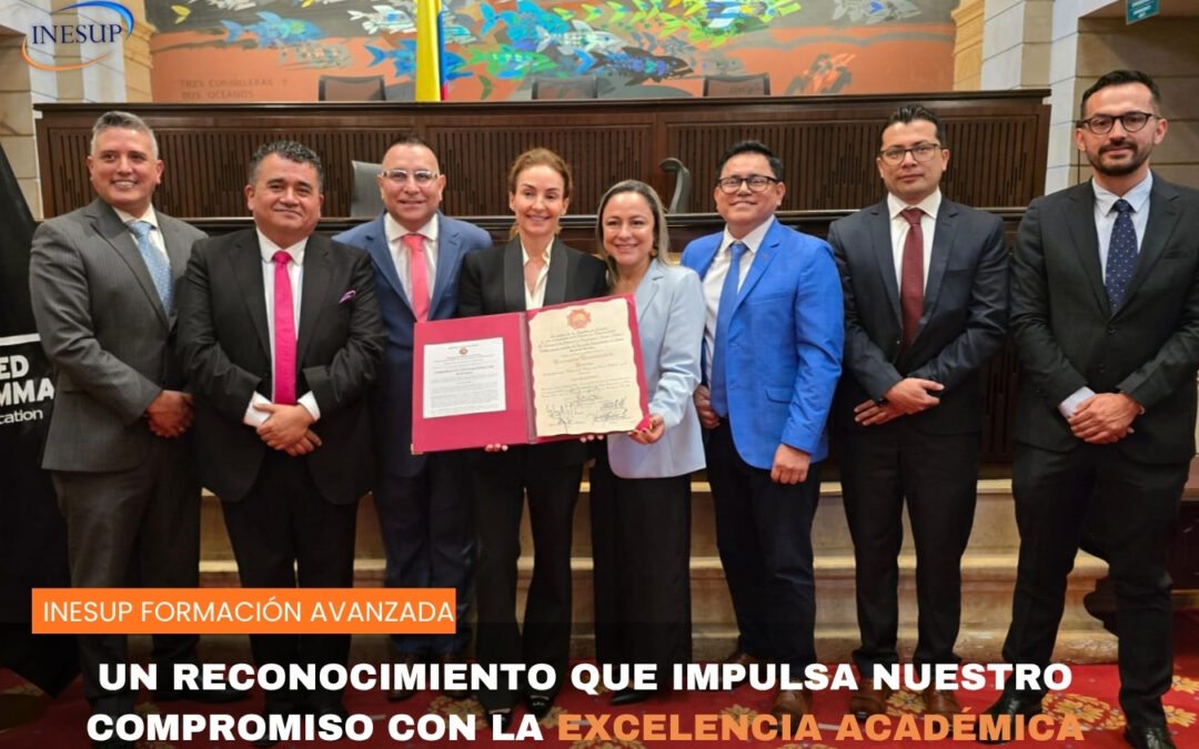 Compromiso con la excelencia: INESUP Formación Avanzada junto a la Universidad de Asturias en un reconocimiento nacional